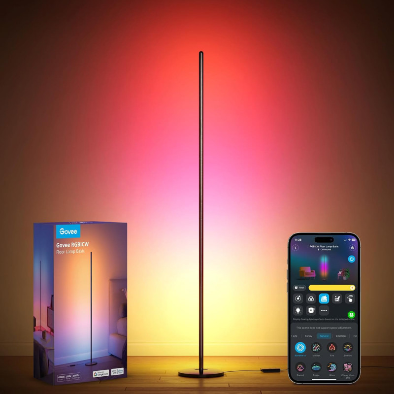 Amazon is selling a $100 smart LED floor lamp for $60 during Prime Day, and shoppers call it a 'vibe booster'