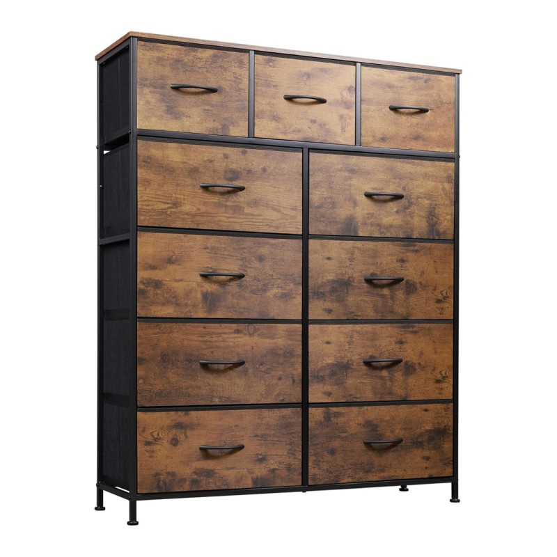 Amazon is selling a $120 11-drawer dresser for $64 that shoppers say provides an 'impressive amount of storage'