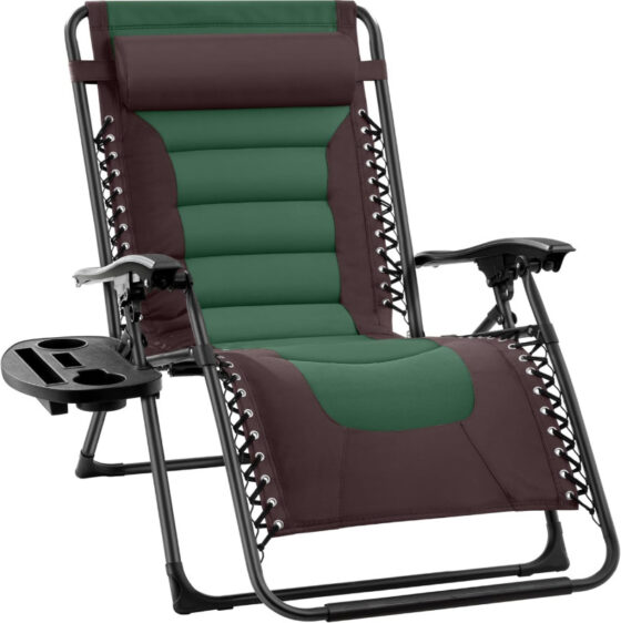 Amazon is selling a 0 padded gravity chair for , and shoppers say it's 'comfy, classy, and built like a tank'