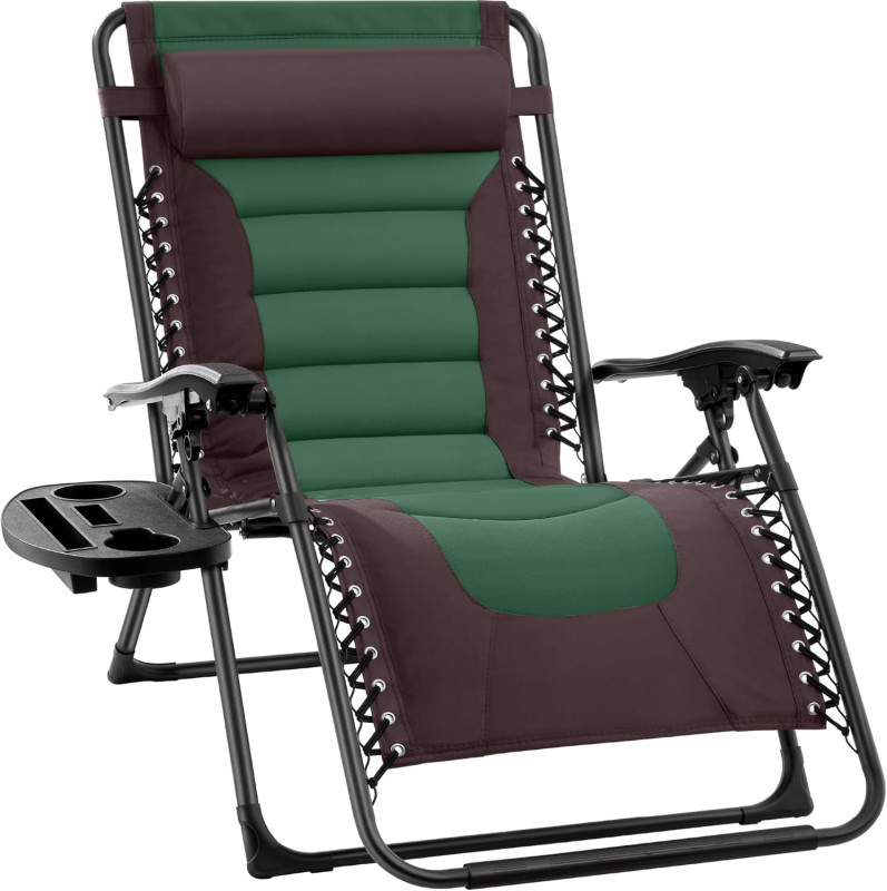 Amazon is selling a $120 padded gravity chair for $60, and shoppers say it's 'comfy, classy, and built like a tank'