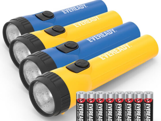 Amazon is selling a  4-pack of LED flashlights for just , and shoppers say they're 'bright and well made'