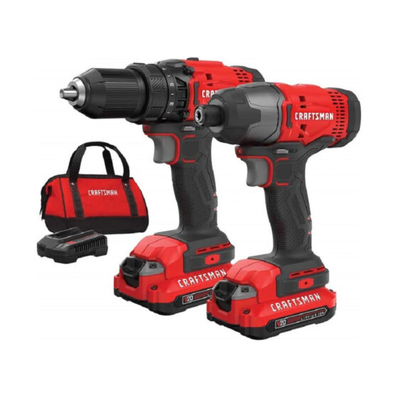 Amazon is selling a 4 Craftsman cordless drill and impact driver for only , and buyers call it 'powerful'