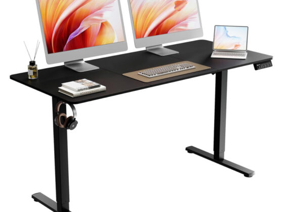 Amazon is selling a 0 55-inch electric standing desk for , and it's 'smooth, sturdy, and easy to adjust'