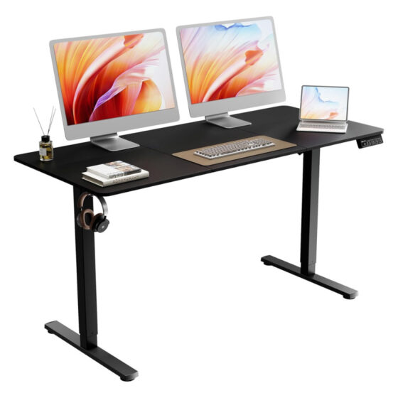 Amazon is selling a 0 55-inch electric standing desk for , and it's 'smooth, sturdy, and easy to adjust'