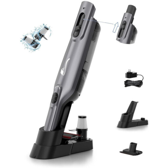 Amazon is selling a 5 handheld vacuum for , and shoppers say it's 'surprisingly powerful'