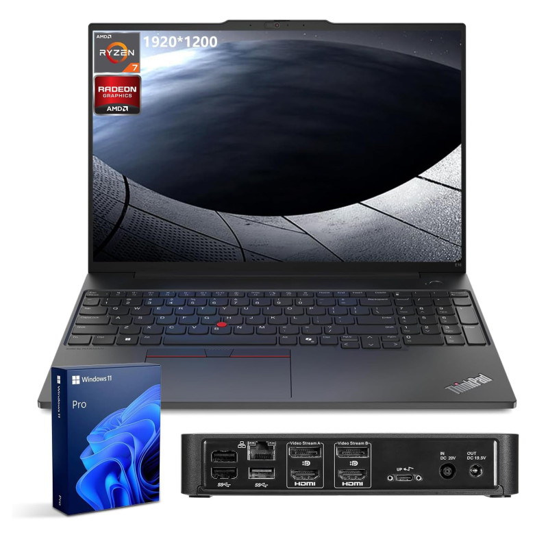 Amazon is selling a $1,800 business laptop and docking station bundle for $899 during Prime Day