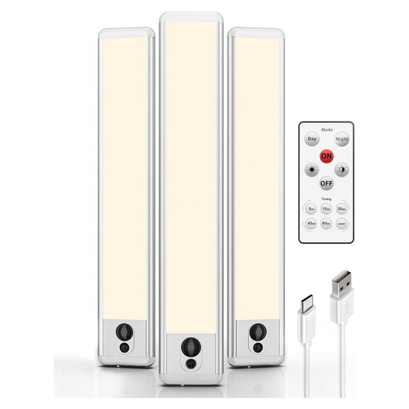 Amazon is selling a $48 3-pack of under-cabinet lights for $24 that are 'excellent quality' and 'easy to use'