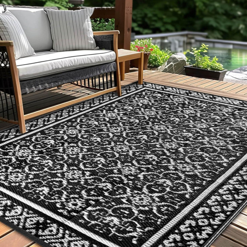 Amazon is selling a $60 outdoor patio rug for $30, and shoppers say it's 'a great buy for your outdoor space'