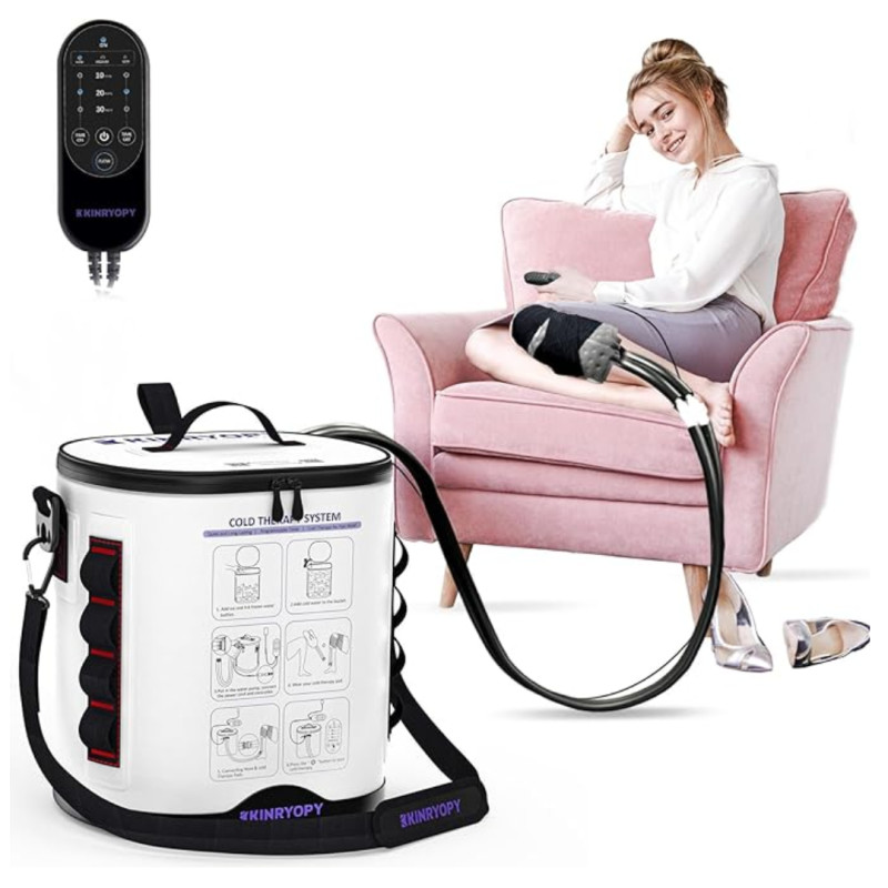 Amazon is selling an 'easy to use' $140 cold therapy machine for $80, and reviewers call it a 'game changer'
