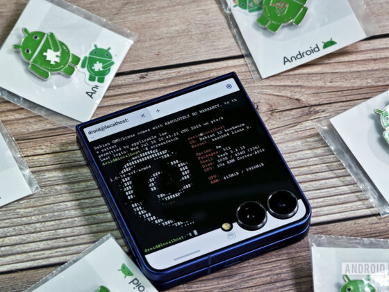 Android’s Linux Terminal arrives on the Galaxy Z Flip 7, but Z Fold 7 users are left out