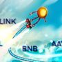 Bitcoin Test Support As BNB, SOL, LINK, AAVE Prep For Higher