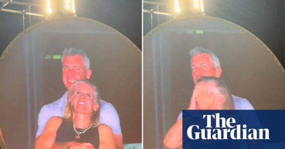Company says investigation under way into footage of couple at Coldplay gig | US news