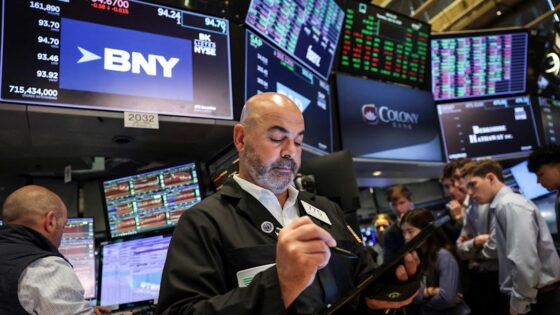 Dow slides, 30-year yield rises on CPI report, Newmont CFO departs