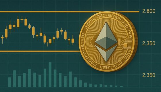 Ethereum Range Tightens – Liquidity Looms At ,800 And ,350