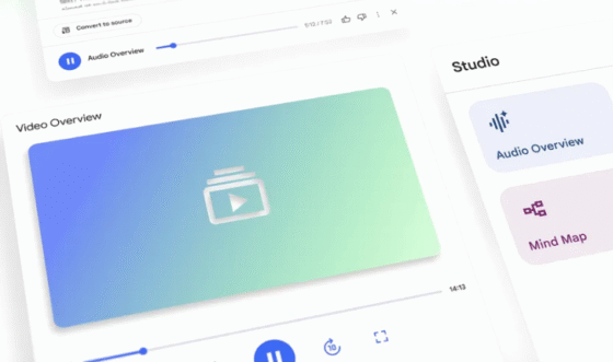 Google adds Video Overviews to NotebookLM