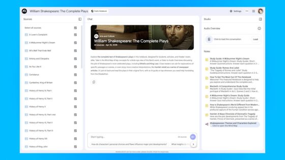 Google adds featured notebooks on selected topics to NotebookLM