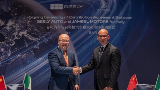 Jameel Motors, Geely Auto to enter Italian market with NEVs