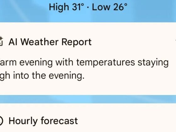 Pixel 8 phones can now get Google’s AI weather forecast