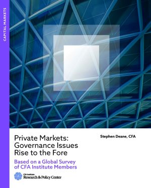 book jacket - private markets survey report RPC