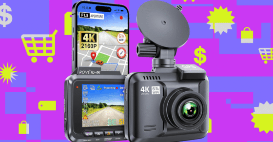 Rove’s R2-4K dash cam is an extra set of eyes on the road and  off at Amazon