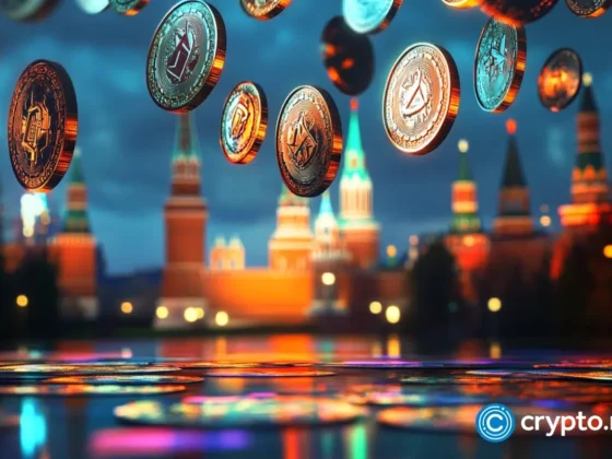 Russia’s crypto exchange Garantex moves millions despite stablecoin ban, blockchain data shows