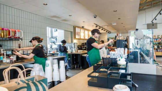 Starbucks executives to get huge bonus as baristas demand better pay