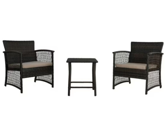 Walmart is selling a 'comfortable' 0 3-piece patio set for 0, and shoppers 'love' its rustic look