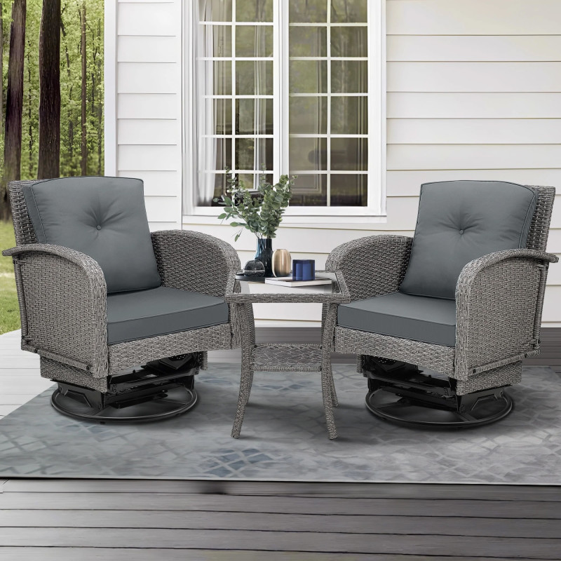 Walmart is selling a 'lovely' $470 patio set for $270, and it'll turn your backyard into 'a tropical retreat'