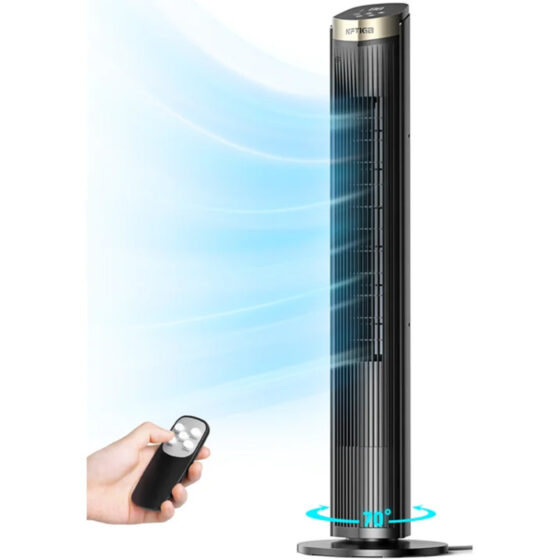 Walmart is selling a 'sleek' 8 tower fan for  that shoppers say is 'great for staying cool during hot days'