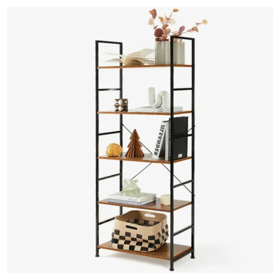 Walmart is selling a 'solid and sturdy'  bookshelf for , and shoppers love that it has 'plenty of space'