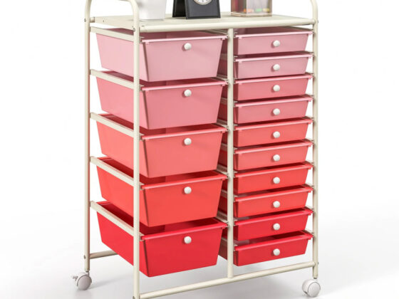 Walmart is selling a 'sturdy' 9 15-drawer rolling cart for only , and shoppers call it 'great for organizing'