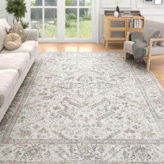 Walmart is selling a 'very soft' 0 area rug for , and shoppers say it has a 'vintage look' to it