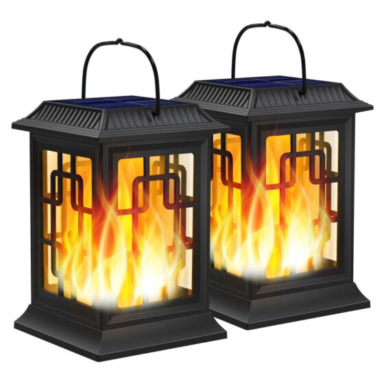 Walmart is selling a set of 'beautiful'  outdoor solar lanterns for , but not for long