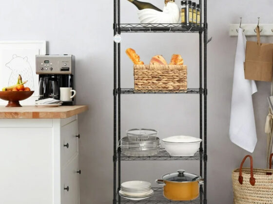Walmart is selling an  5-tier storage shelf for , and shoppers say the shelves are 'surprisingly strong'