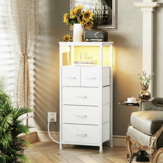 Walmart's bestselling  5-drawer dresser is on sale for only , and it's perfect for decluttering small spaces