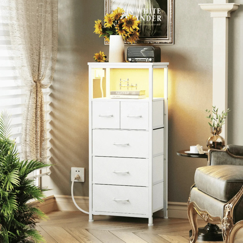 Walmart's bestselling $77 5-drawer dresser is on sale for only $39, and it's perfect for decluttering small spaces