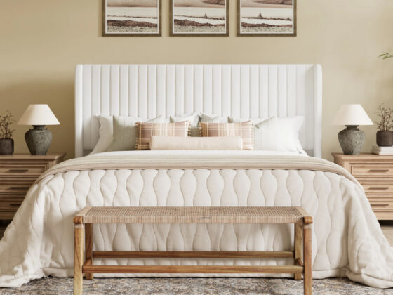 Wayfair has a 'beautiful' 0 upholstered bed on sale for 0, and reviewers love its 'soft, velvety texture'