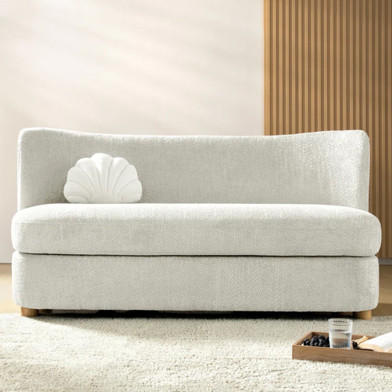 Wayfair is selling a 'comfortable' $2,988 curved sofa for $550 that shoppers say is 'beautiful and timeless'