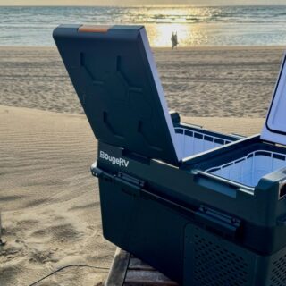 BougeRV’s portable solar fridge is quietly annoying