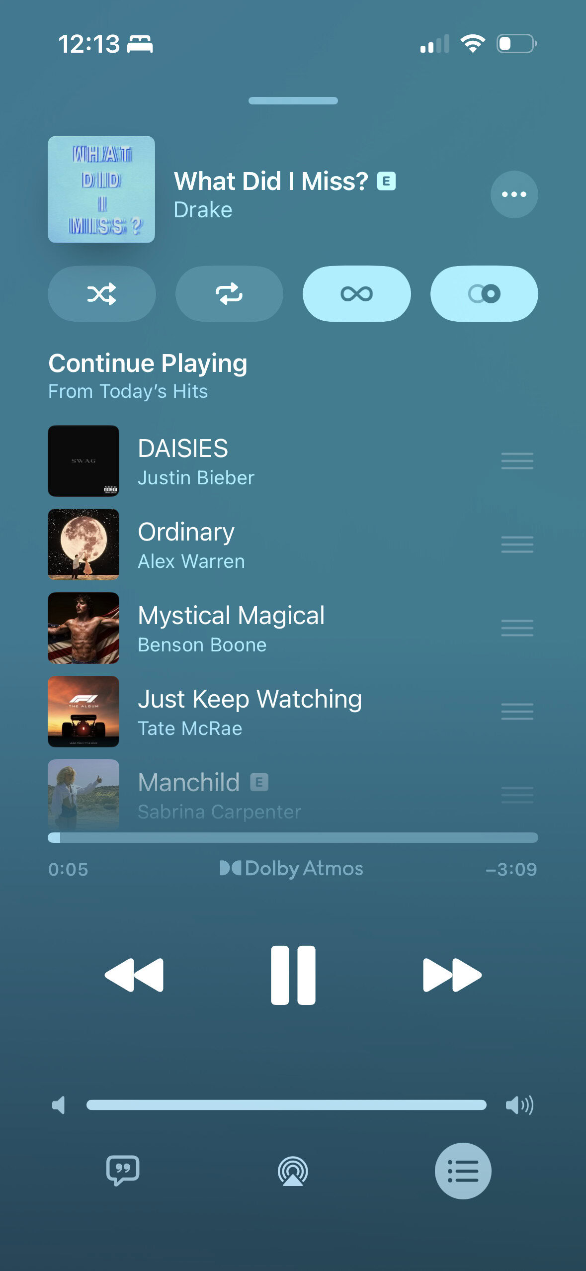 Apple Music iOS 26 dev beta screenshot