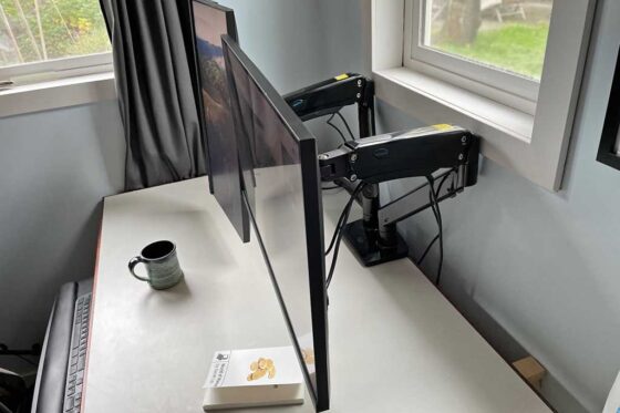 You need a monitor mount for your college dorm’s desk. Here’s why