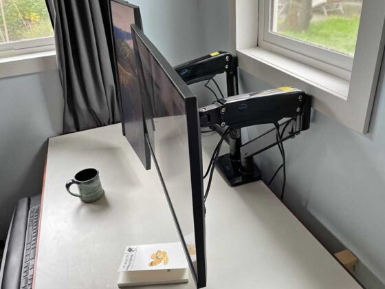 You need a monitor mount for your college dorm’s desk. Here’s why