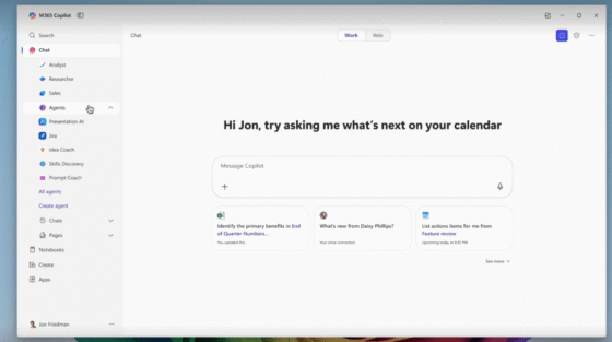 Windows 11’s “Companion” feature suggests deeper AI integration