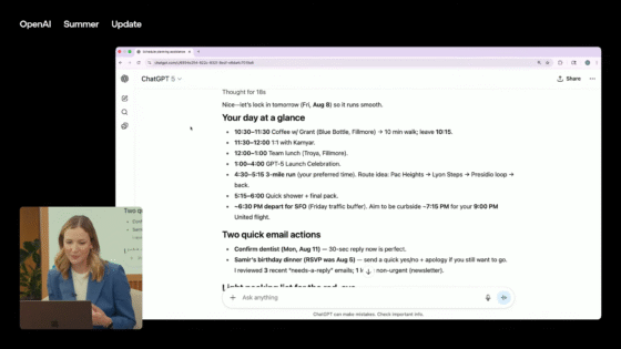 ChatGPT is inside your Gmail inbox and reviewing your calendar (with your permission)