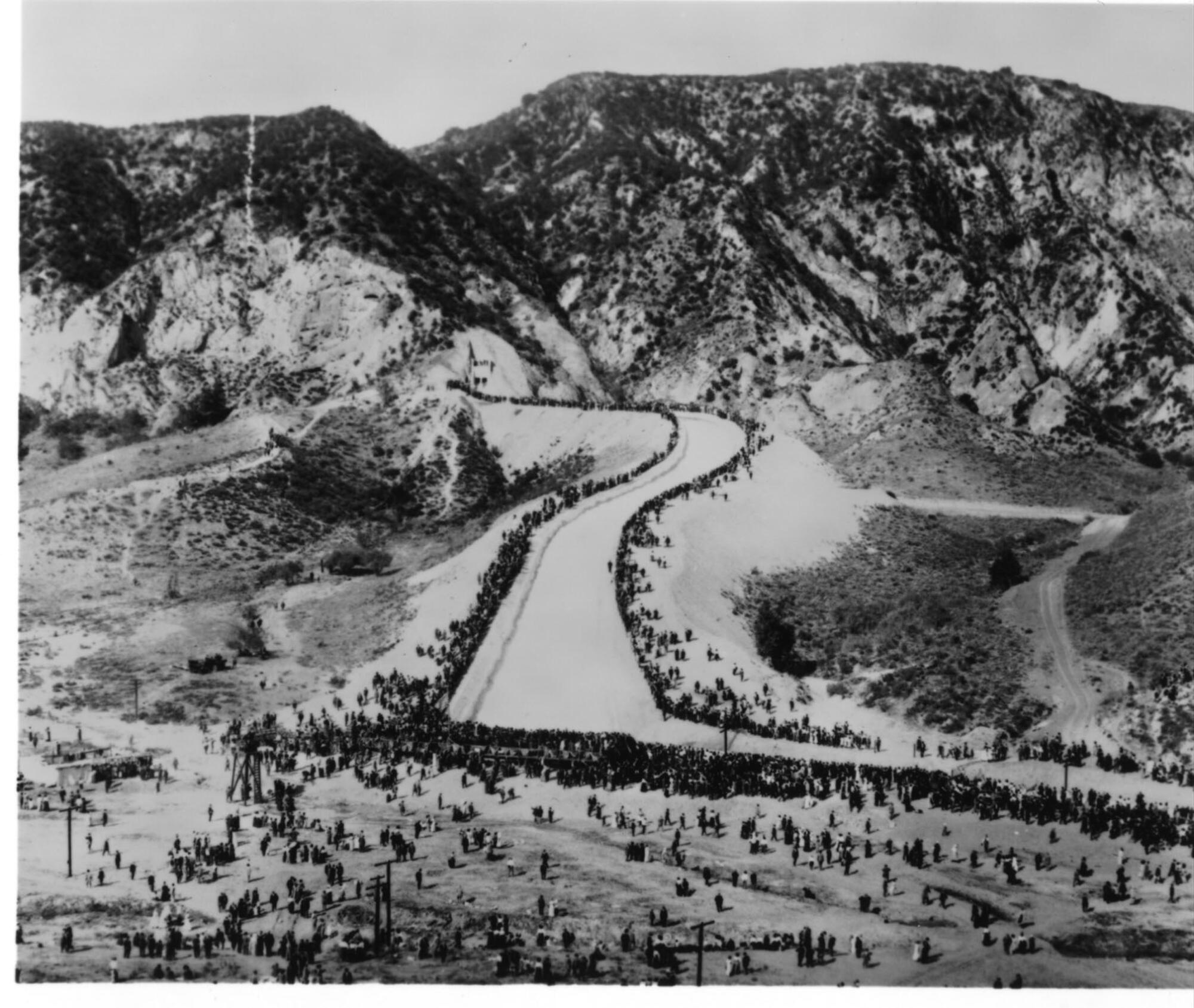 A massive project brought water to L.A. from the Owens Valley.