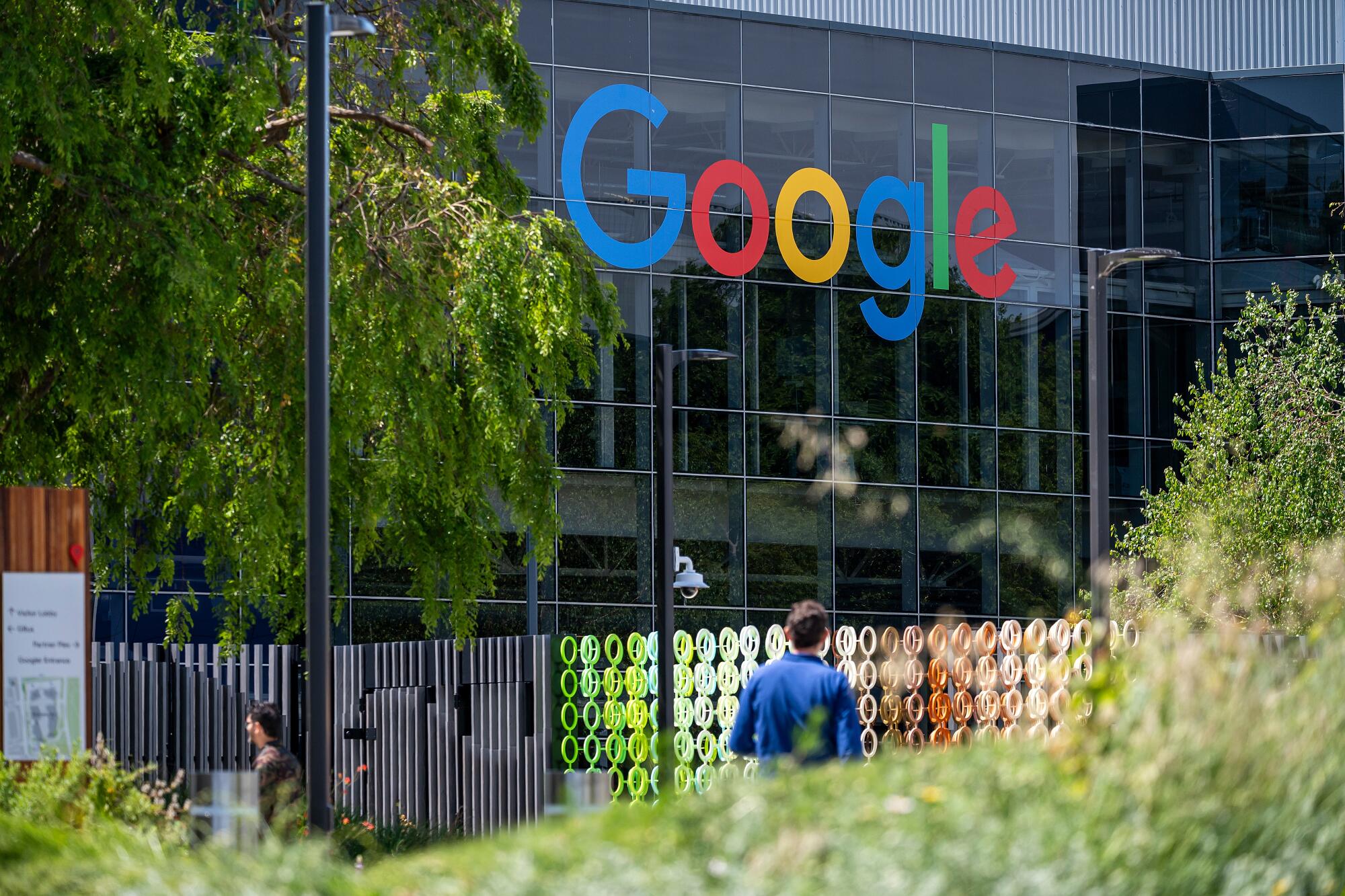 Google's headquarters in Mountain View, California