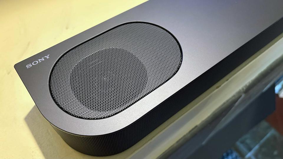 The up-firing speakers on the Sony Bravia Theater Bar 6 assist with the Dolby Atmos effect.