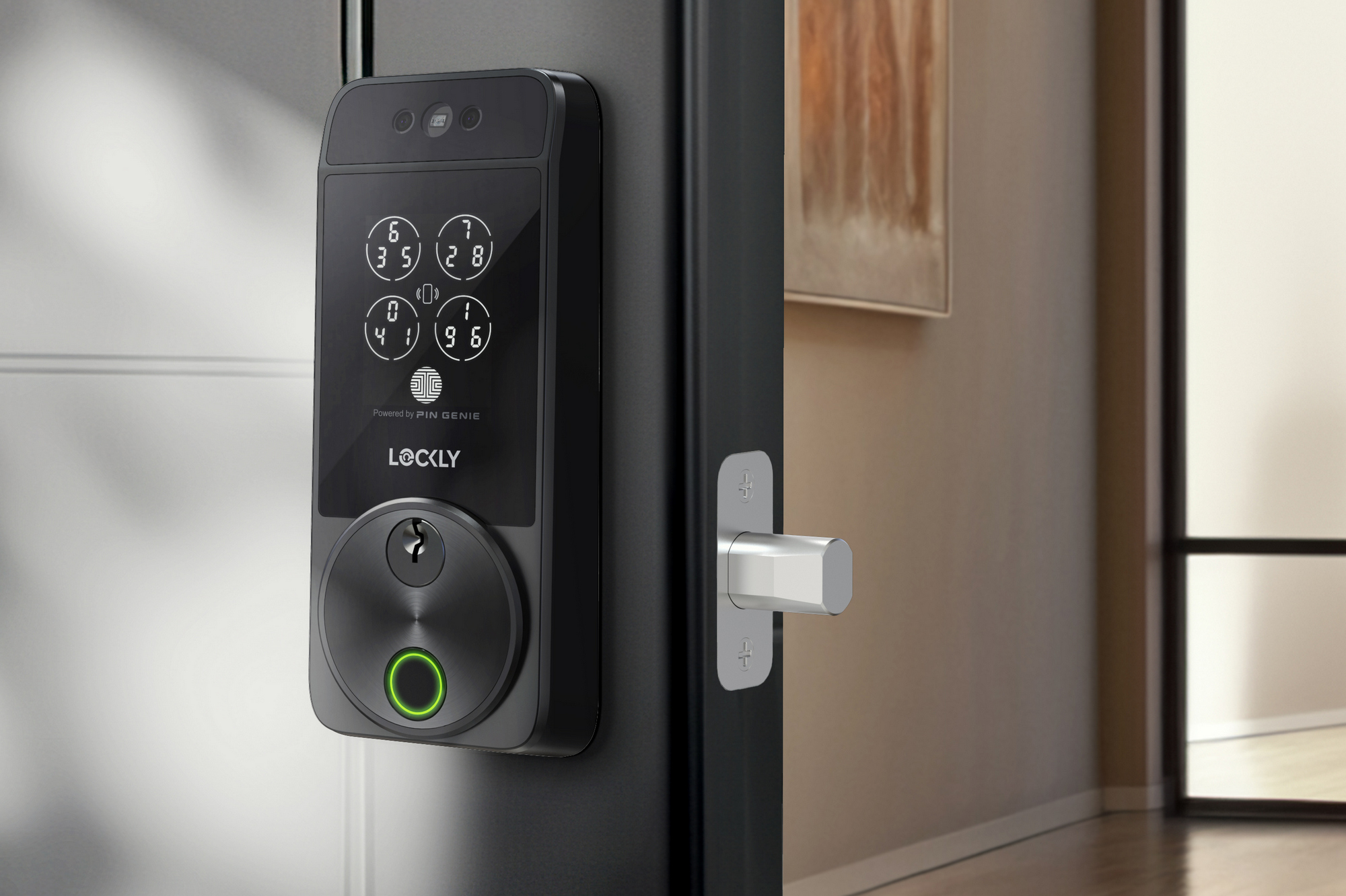 Lockly Visage Zeno Series Facial Recognition Deadbolt - Most sophisticated smart lock 