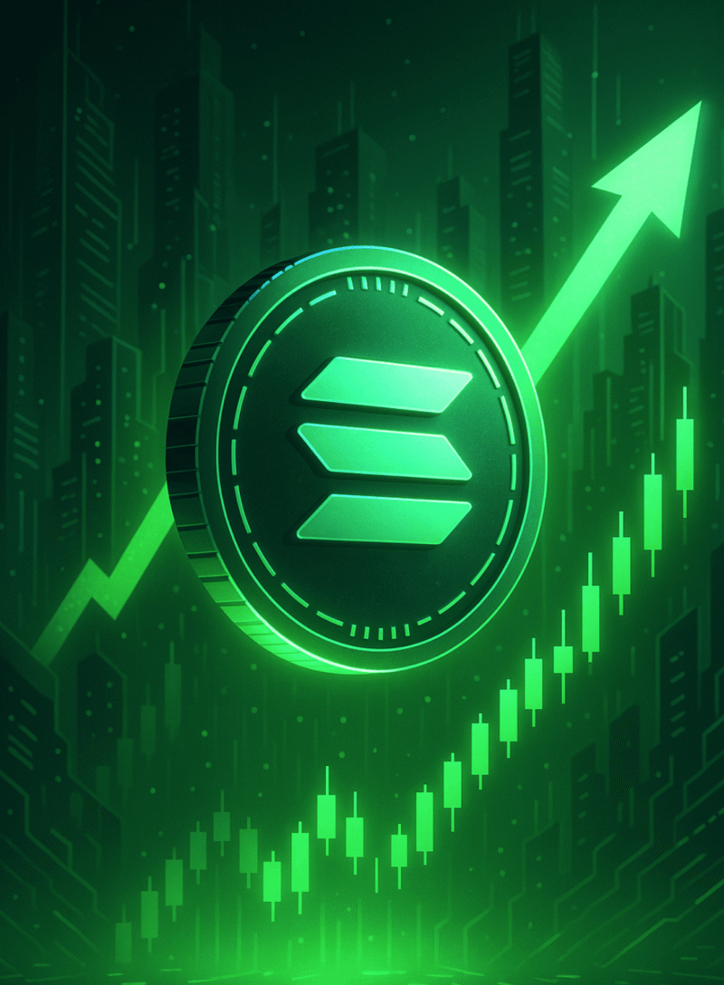 Solana Price Tightens Near 0 While Adoption and Treasuries Challenge Bitcoin