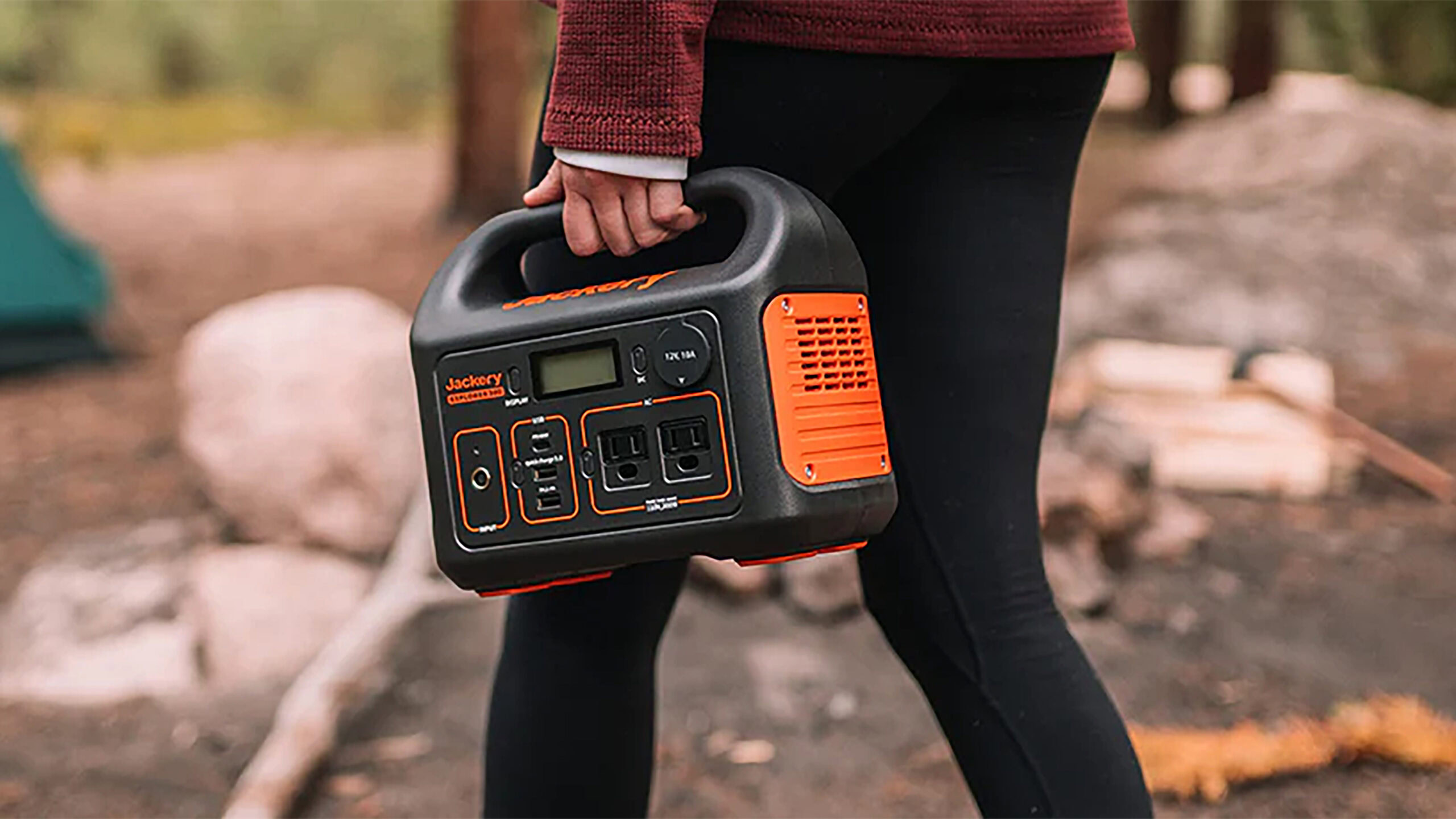 Carrying Jackery Explorer 300 Portable Power Station
